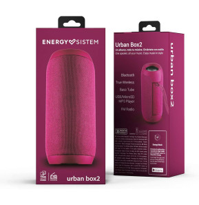 Enceinte portable Energy Sistem Urban Box 2 - Rose (449347)