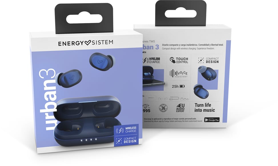 Écouteurs Energy Sistem True Wireless Urban 3 Indigo (451845) — image 6