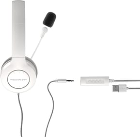 Casque Energy Sistem Office 3 Blanc - Jack 3,5 mm / USB (8432426452156) — image 2