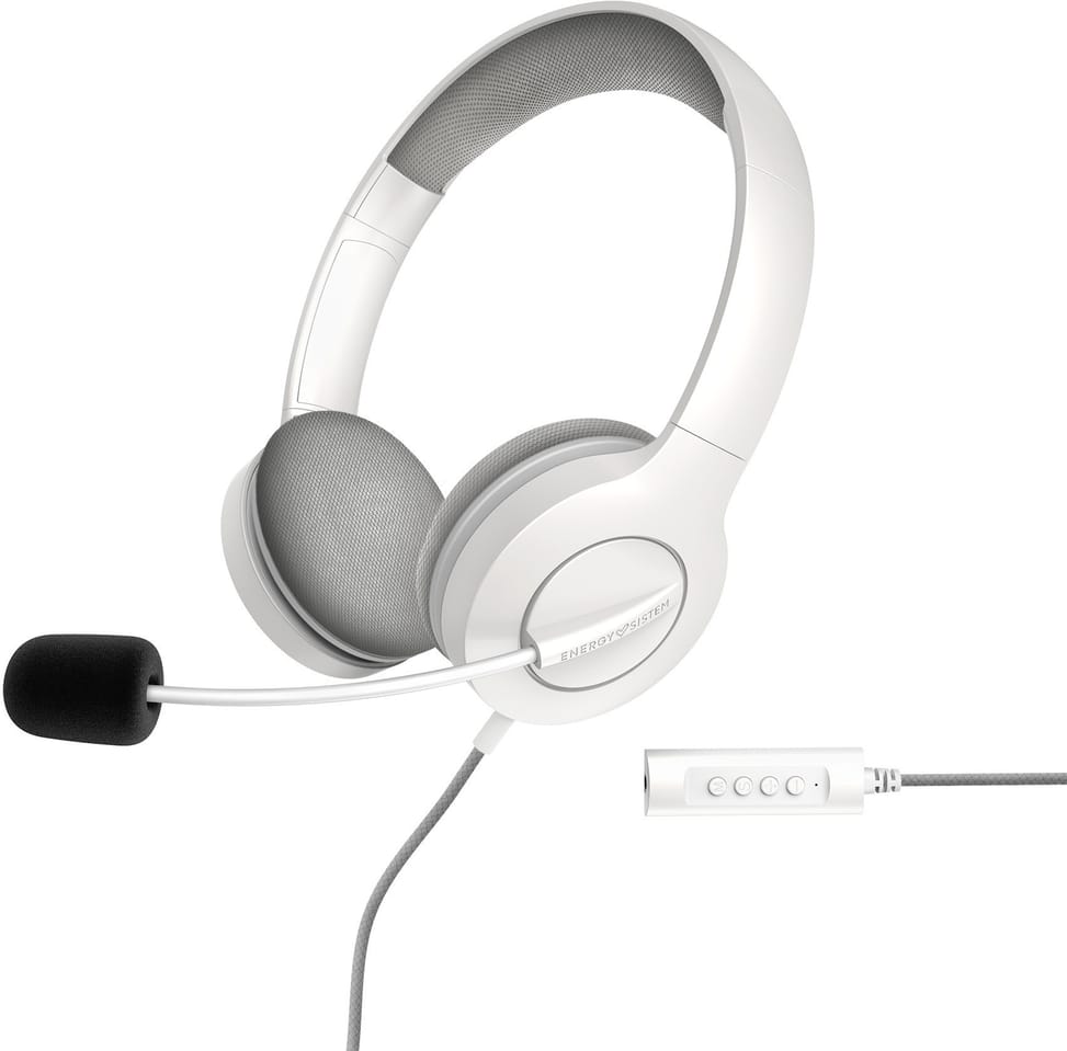 Energy Sistem Office 3 Headset White - 3.5 mm Jack / USB (8432426452156) — image 5