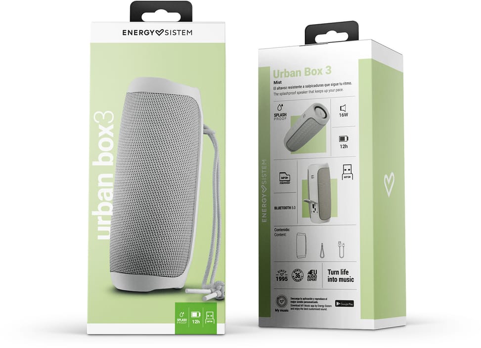 Energy Sistem Urban Box 3 Mist Portable Speaker (453658) — image 5