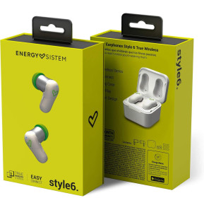 Écouteurs Bluetooth Energy Sistem Style 6 True Wireless - Blanc (447329)