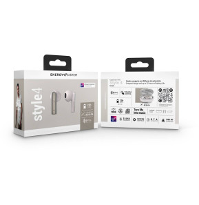 Écouteurs Bluetooth Energy Sistem Style 4 True Wireless Cream (453511)