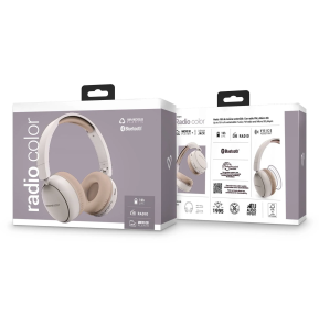 Casque Bluetooth Energy Sistem Radio Color avec Radio FM Cream (457694)