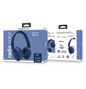 Casque Bluetooth Energy Sistem Radio Color avec Radio FM - Bleu (457700)