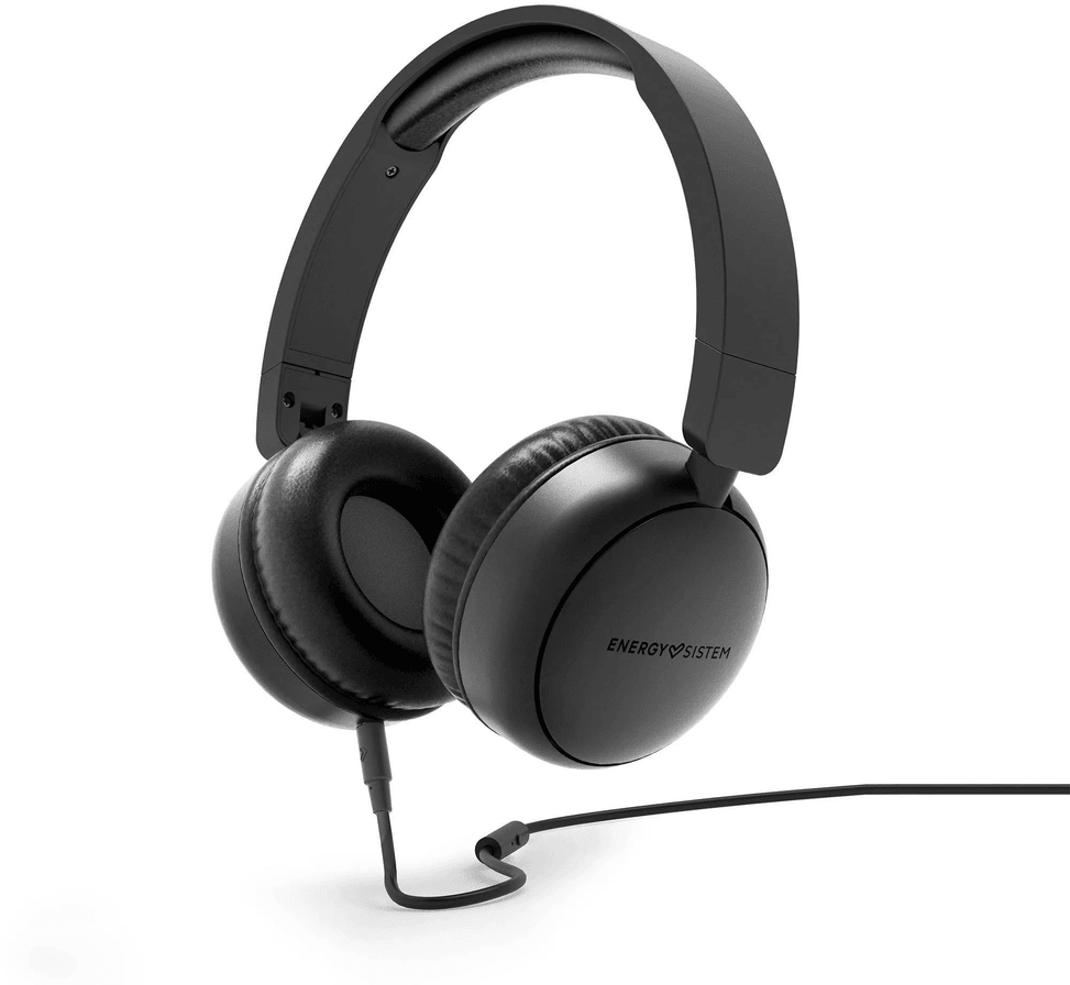 سماعة رأس بميكروفون Energy Sistem Soundspire أسود - Jack 3.5 mm (457601) — صورة 1
