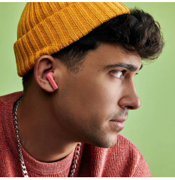 Casque Bluetooth Energy Sistem True Wireless StreetMusic Coral (8432426459223)