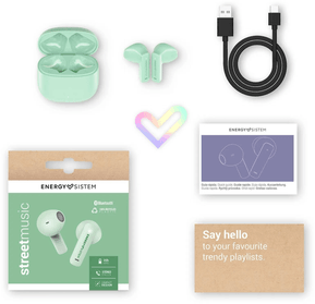 Écouteurs Bluetooth Energy Sistem True Wireless StreetMusic Mint (459216) — image 7