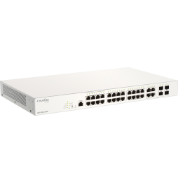 Switch Administrable D-LINK Nuclias Cloud 24 ports PoE + 4-Ports Combo GE/SF (DBS-2000-28MP)