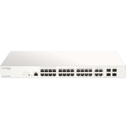 Switch Administrable D-LINK Nuclias Cloud 24 ports PoE + 4-Ports Combo GE/SF (DBS-2000-28MP)