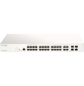 Switch Administrable D-LINK Nuclias Cloud 24 ports PoE + 4-Ports Combo GE/SF (DBS-2000-28MP)