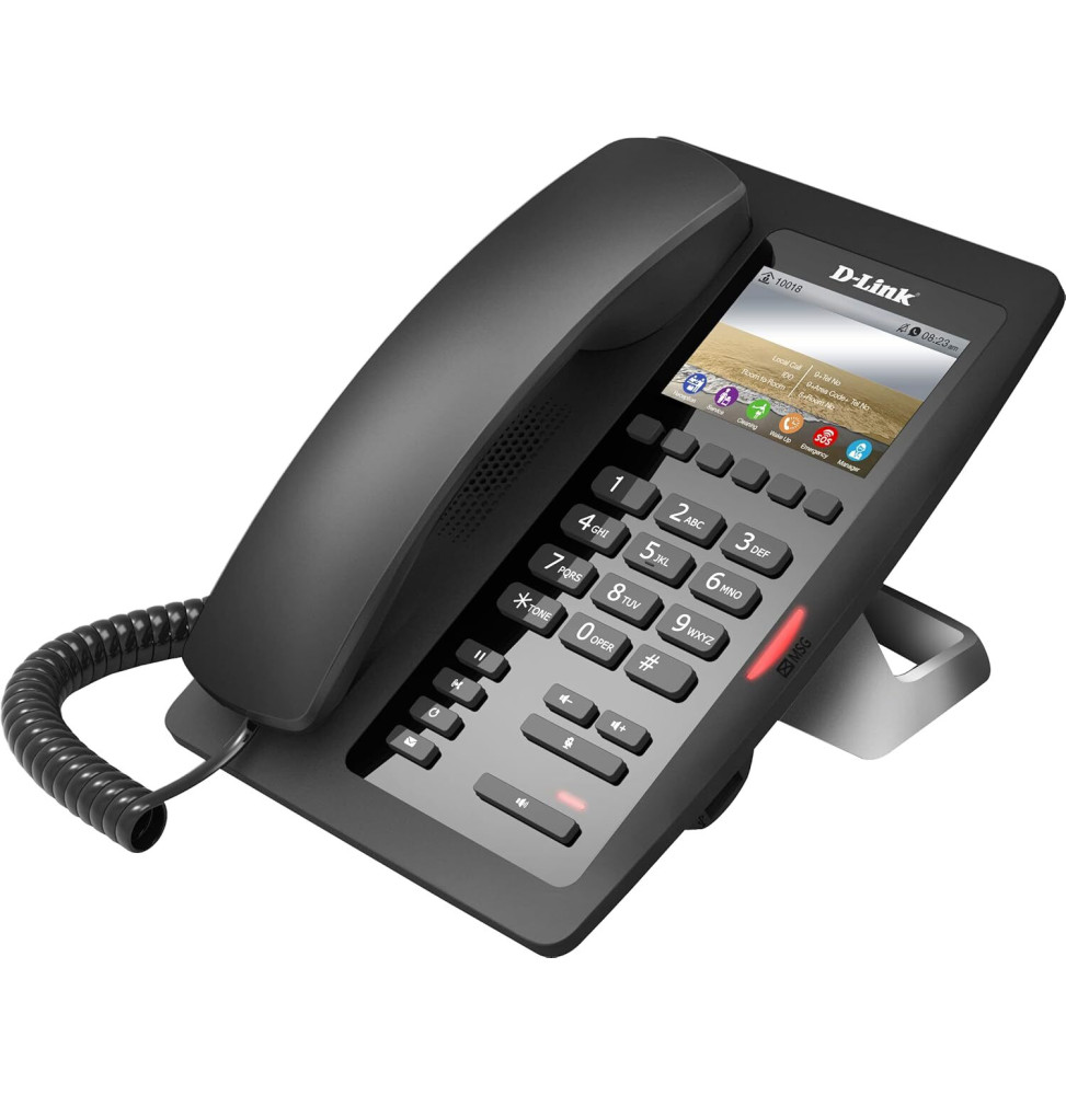 Téléphone IP D-Link DPH-200SE/F1 Hotel IP phone 1