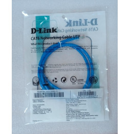 Cordon Patch D-Link Cat6 UTP 24AWG, 1M (NCB-C6UBLUR1-1)