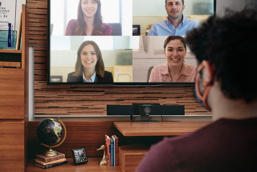 Barre de visioconférence HD Poly studio avec connexion USB et audio Bluetooth (7200-85830-101) — image 6