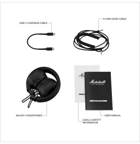 Casque Bluetooth Marshall Major V (1006832)