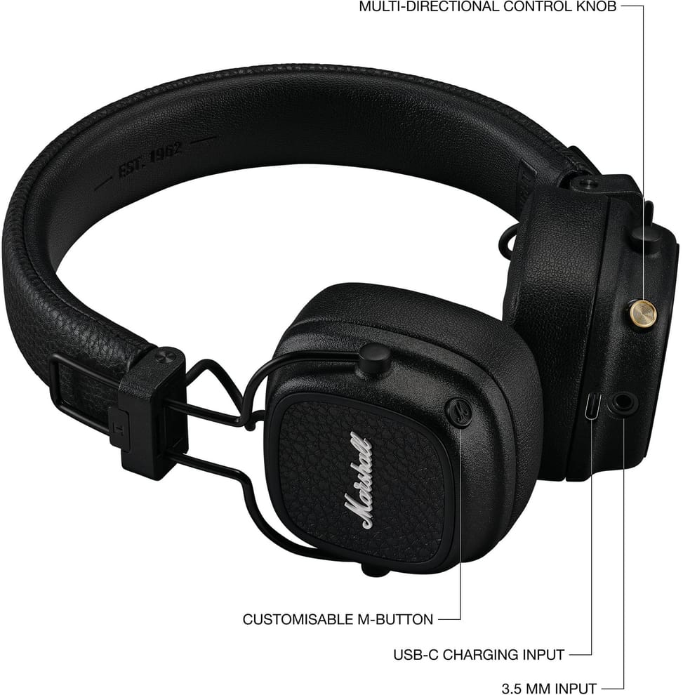 Marshall Major V Bluetooth Headphones (1006832) — image 4