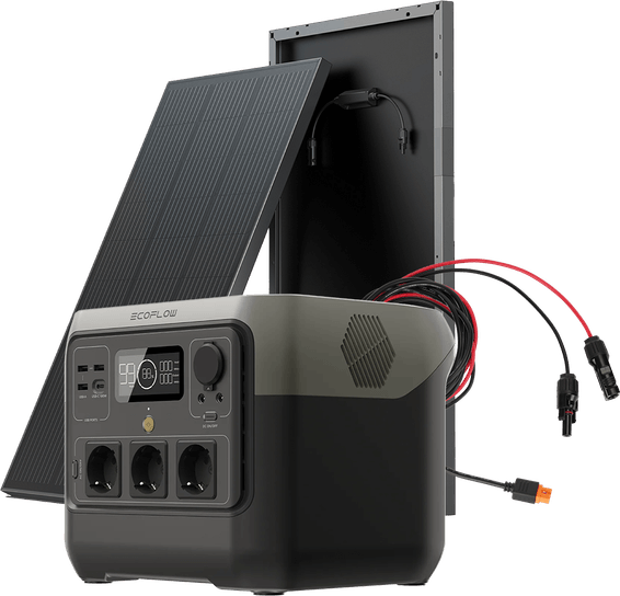 Offre Spéciale : EcoFlow River 2 Pro avec 2 Panneaux Solaires 100W + Câble MC4 to XT60 Offerts