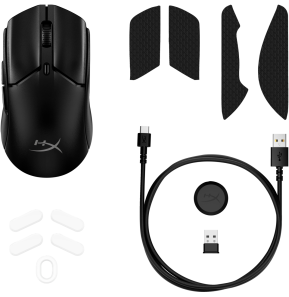 Souris gamer sans fil HyperX Pulsefire Haste 2 Mini (7D388AA)