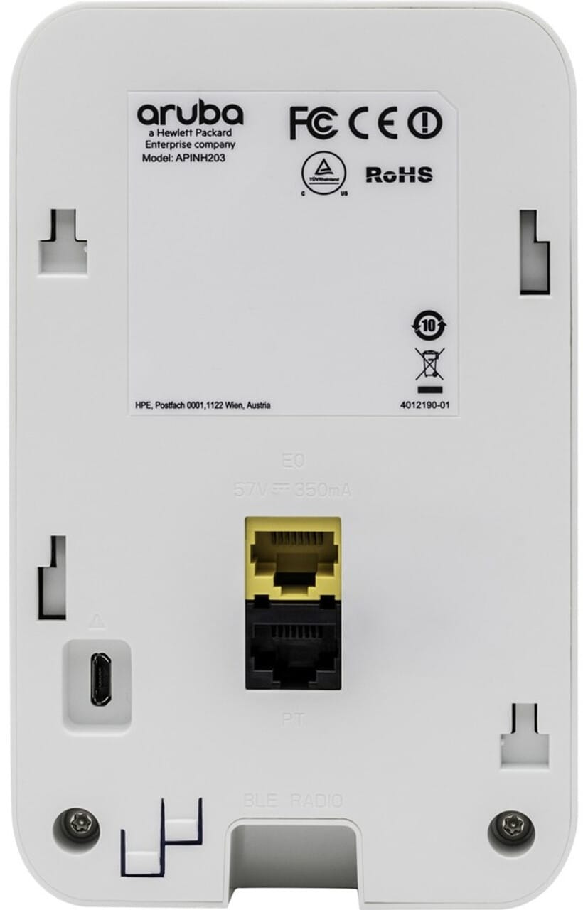 Point d'accès WiFi 5 Aruba Instant AP-203H (RW) (JY693A) — image 2
