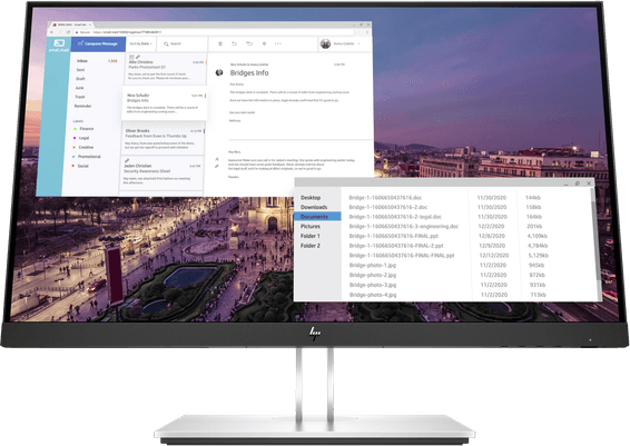 Écran 23" Full HD HP E23 G4 (9VF96AS)