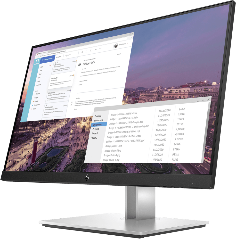 Écran 23" Full HD HP E23 G4 (9VF96AS) — image 3