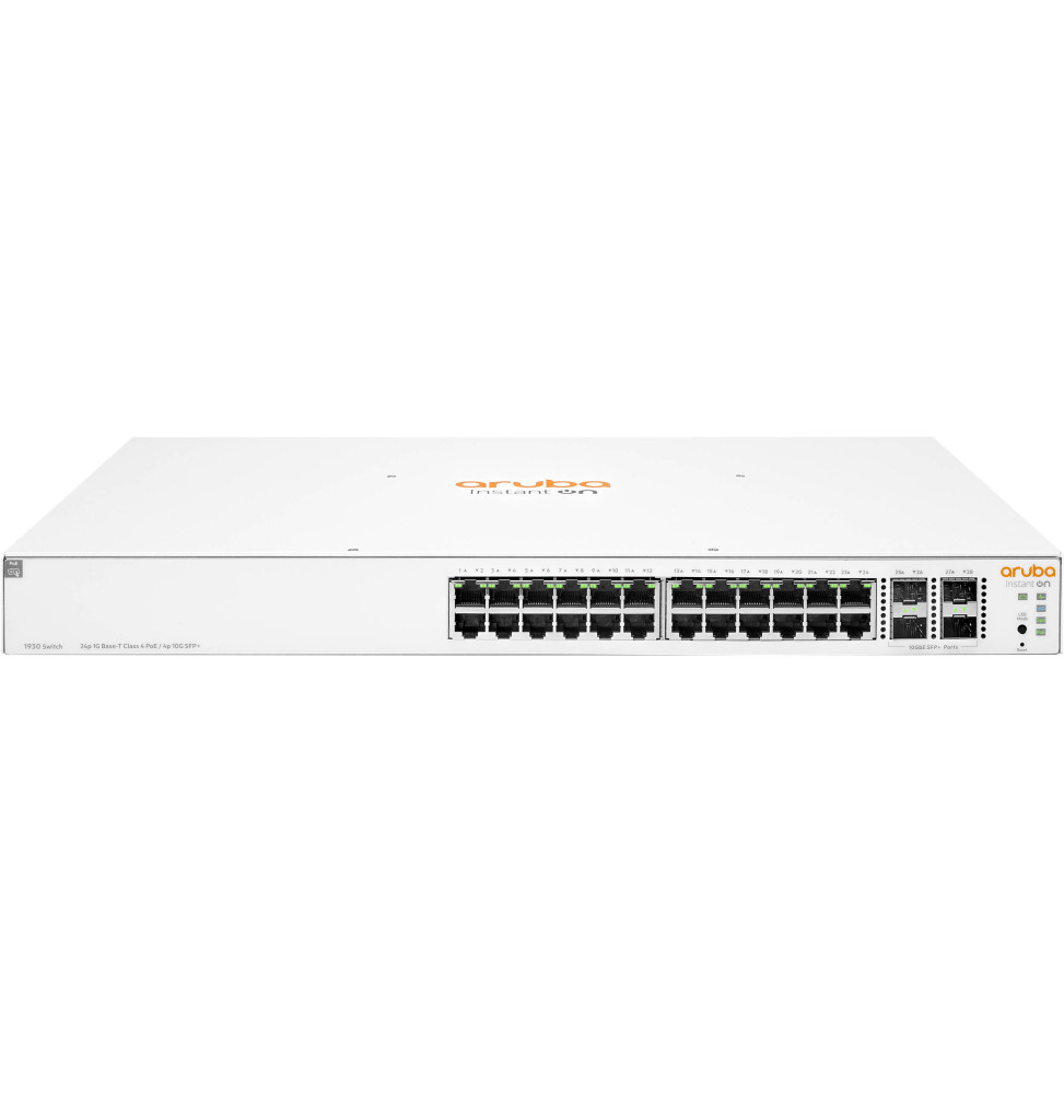 Switch Administrable HPE Aruba Instant On 1930 24 ports Classe 4 PoE+ 4SFP 195W (JL683B)
