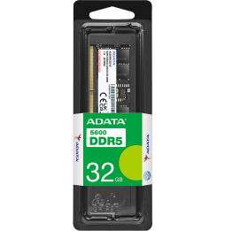 Barrette mémoire ADATA SO-DIMM 32GB DDR5-5600MHz - PC Portable (AD5S560032G-S)
