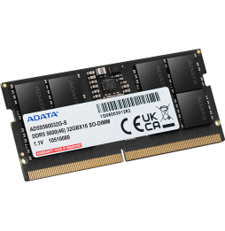 Barrette mémoire ADATA SO-DIMM 32GB DDR5-5600MHz - PC Portable (AD5S560032G-S)