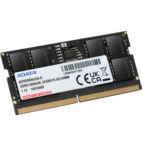 Barrette mémoire ADATA SO-DIMM 32GB DDR5-5600MHz - PC Portable (AD5S560032G-S)