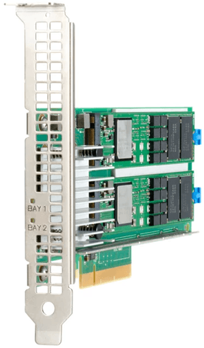 Dispositif d'amorçage SE HPE NS204i-p x2 voies NVMe PCIe3 x8 (P12965-B21) — image 2