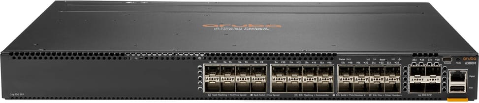 جهاز Switch مُدار من الطبقة 3 Aruba CX 6300M - 24 منفذ 10G SFP+ و4 منافذ SFP56 (JL658A) — صورة 1