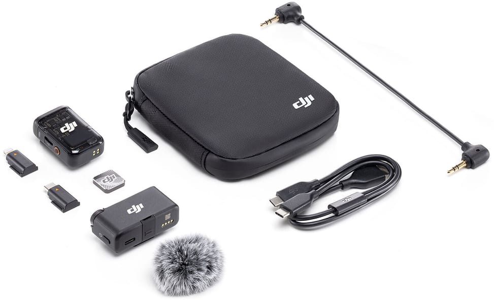 ميكروفون لاسلكي DJI Mic 2 – طقم مفرد (1 مرسل + 1 مستقبل) (CP.RN.00000326.01) — صورة 5