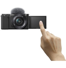 Appareil photo hybride Sony ZV-E10 + objectif à zoom motorisé 16-50 mm (ZV-E10L)