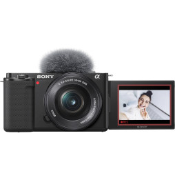 Appareil photo hybride Sony ZV-E10 + objectif à zoom motorisé 16-50 mm (ZV-E10L)