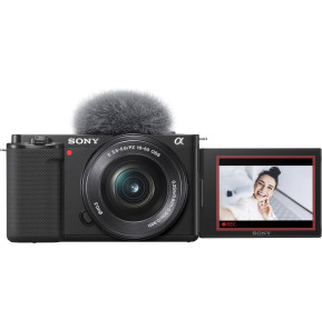 Appareil photo hybride Sony ZV-E10 + objectif à zoom motorisé 16-50 mm (ZV-E10L)
