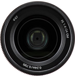 Objectif Sony FE 24mm f/1.4 GM (SEL24F14GM)