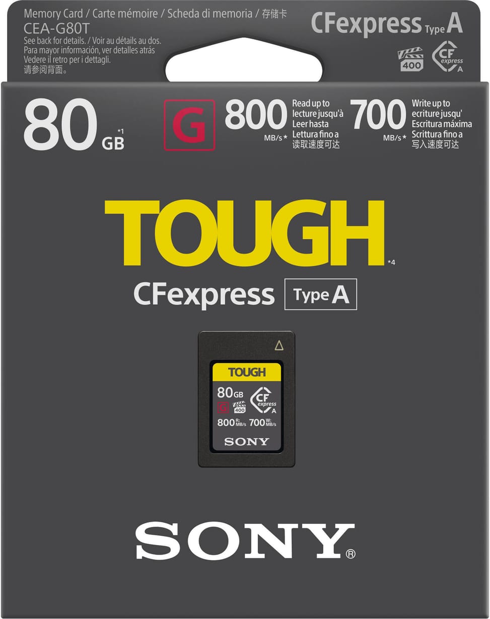 Carte mémoire Sony CFexpress Type A série CEA-G 80GB (CEA-G80T) — image 2