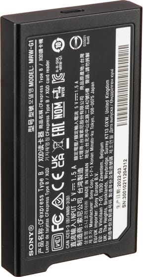 Lecteur de carte mémoire Sony XQD / CFexpress Type-B (MRW-G1) — image 4