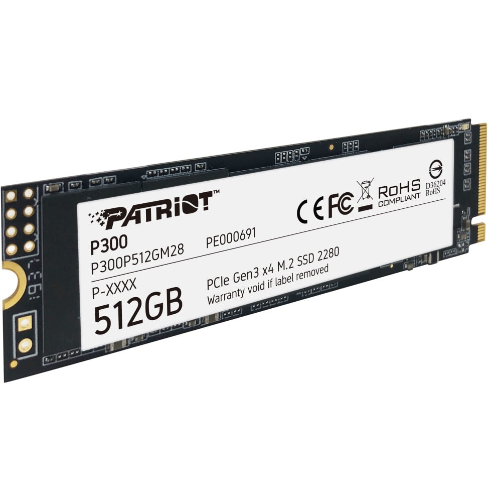 Détails SSD Patriot P300 512 Go