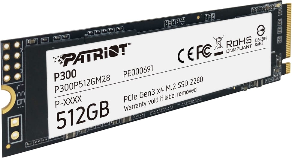 Patriot P300 M.2 2280 PCIe Gen3 x4 NVMe 512 GB Internal SSD (P300P512GM28) — image 3