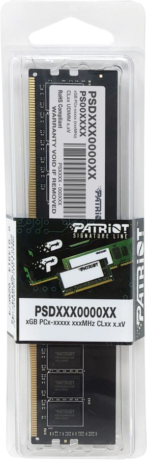 Barrette mémoire Patriot Signature 16GB U-DIMM DDR4 3200 MHz CL22 - Pc Bureau (PSD416G32002) — image 5