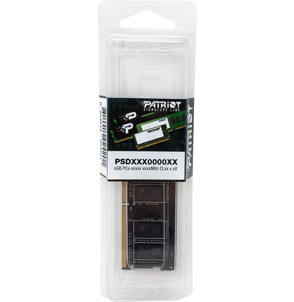 Détails Barrette mémoire Patriot Signature SO-DIMM