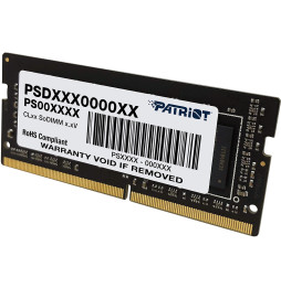 Barrette mémoire Patriot Signature 16GB SO-DIMM DDR4 3200 MHz CL22 - Pc Portable (PSD416G32002S)
