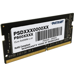 Barrette mémoire Patriot Signature 16GB SO-DIMM DDR4 3200 MHz CL22 - Pc Portable (PSD416G32002S)