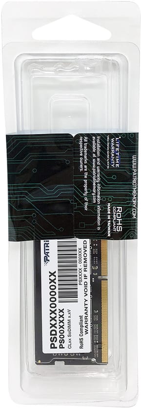 Barrette mémoire Patriot Signature 8GB SO-DIMM DDR4 3200 MHz CL22 - Pc Portable (PSD48G320081S) — image 5