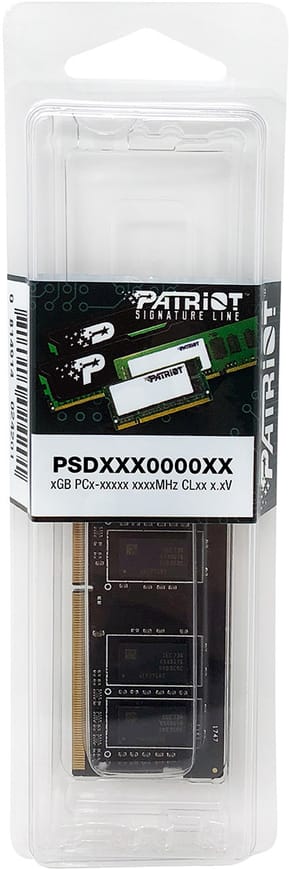 Barrette mémoire Patriot Signature 8GB SO-DIMM DDR4 3200 MHz CL22 - Pc Portable (PSD48G320081S) — image 6