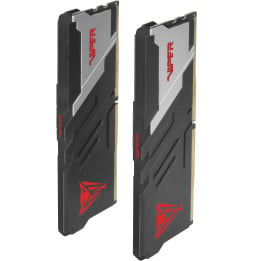 Barrette mémoire Patriot Viper Venom 64GB (32GBx2) U-DIMM DDR5 6000 MHz CL36 - Pc Bureau (PVV564G600C36K)