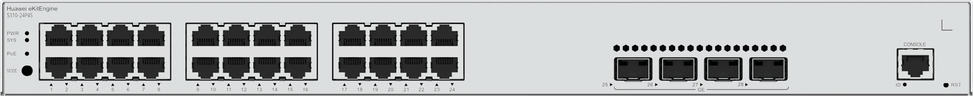 جهاز Switch Huawei eKitEngine S310-24P4S 28 منفذ (98012201) — صورة 4