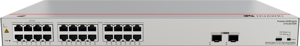 جهاز Switch Huawei eKitEngine S110-24LP2SR 24 منفذ (98012198) — صورة 1