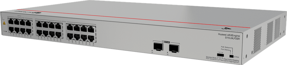 جهاز Switch Huawei eKitEngine S110-24LP2SR 24 منفذ (98012198) — صورة 3